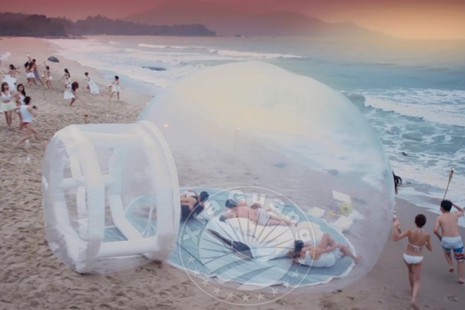 廉江充气球形帐篷